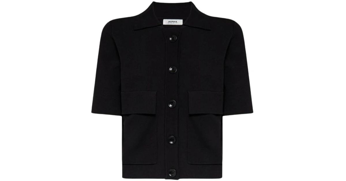 Alpha Studio Shirts in Black | Lyst UK