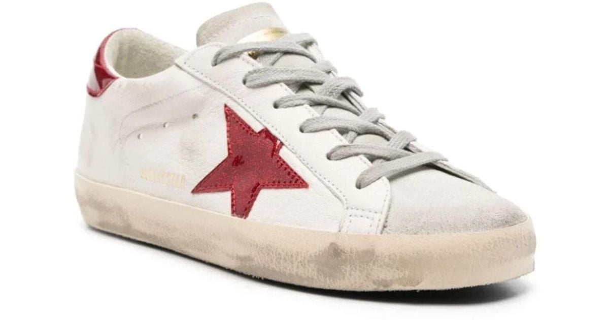 Zapatillas De Ante Estrella Roja, Mujer, Talla Golden Goose de