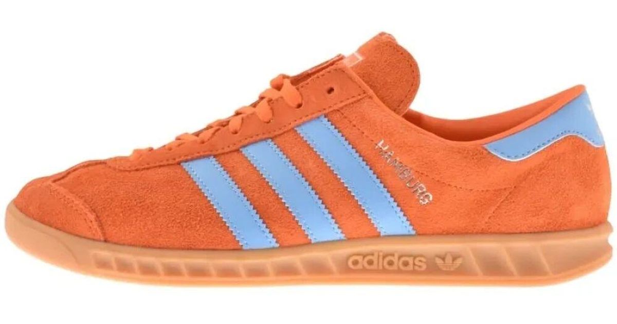 adidas blue and orange trainers