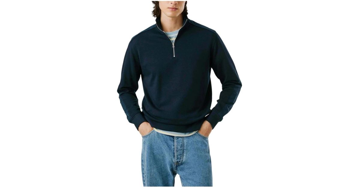 Pepe Jeans Blue Cotton Men Sweater Turtleneck main image 1