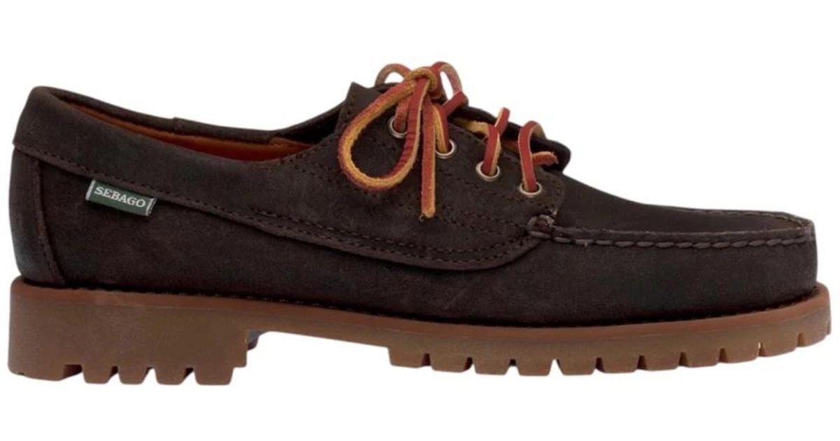 Sebago Laced Shoes in Brown for Men | Lyst
