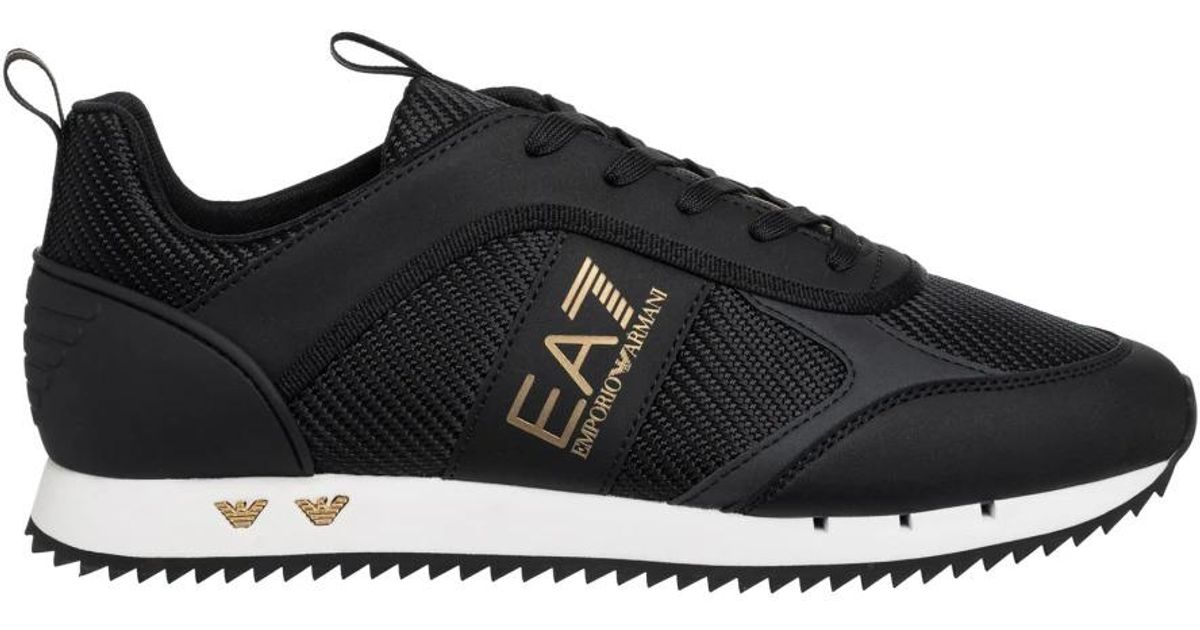 EA7 Sneakers in Black for Men | Lyst EA7 Black Sneakers for men