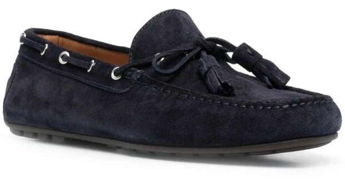 Ralph Lauren Boat Shoes in Blue for Men | Lyst UK