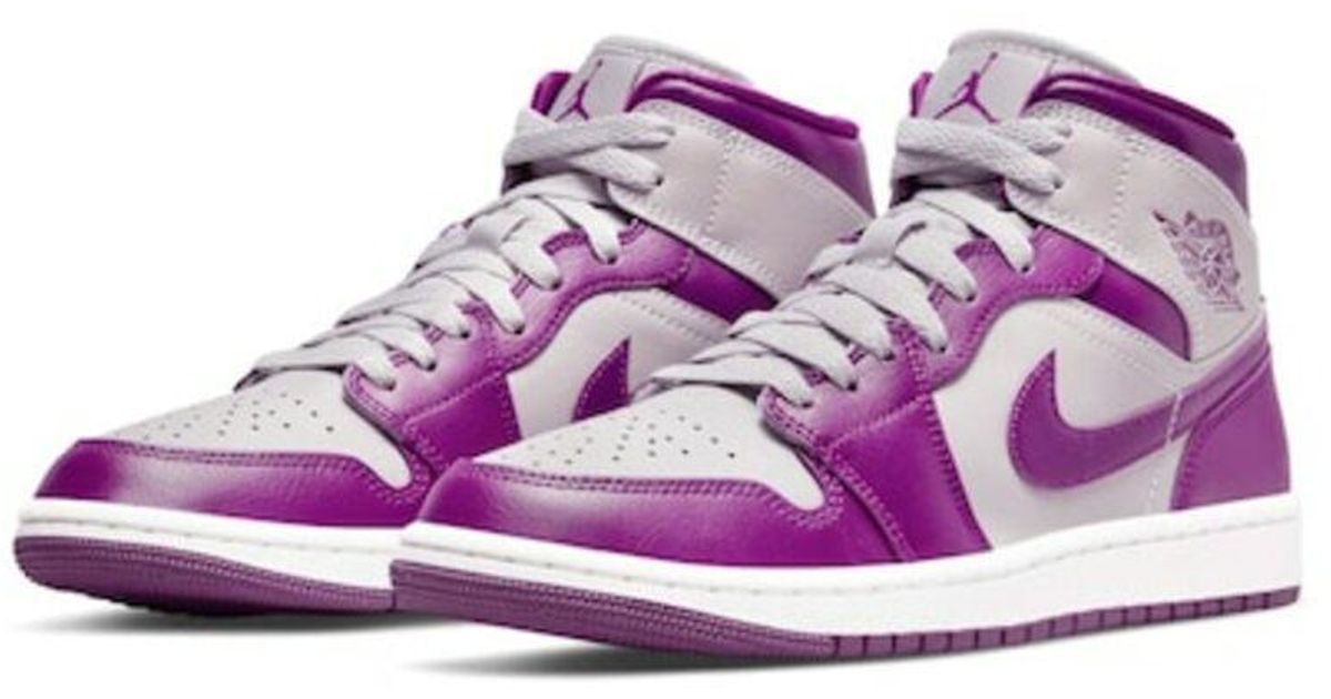 Sneakers air jordan 1 mid amethyst ash/red plum-sail di Nike in Viola | Lyst