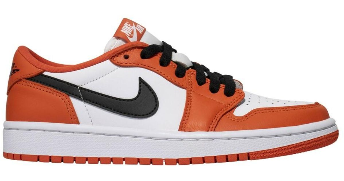 nike orange et blanche