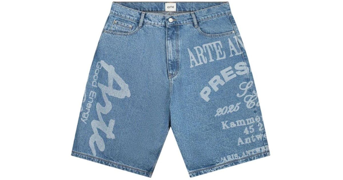 Denim Shorts Arte' pour homme en coloris Bleu | Lyst