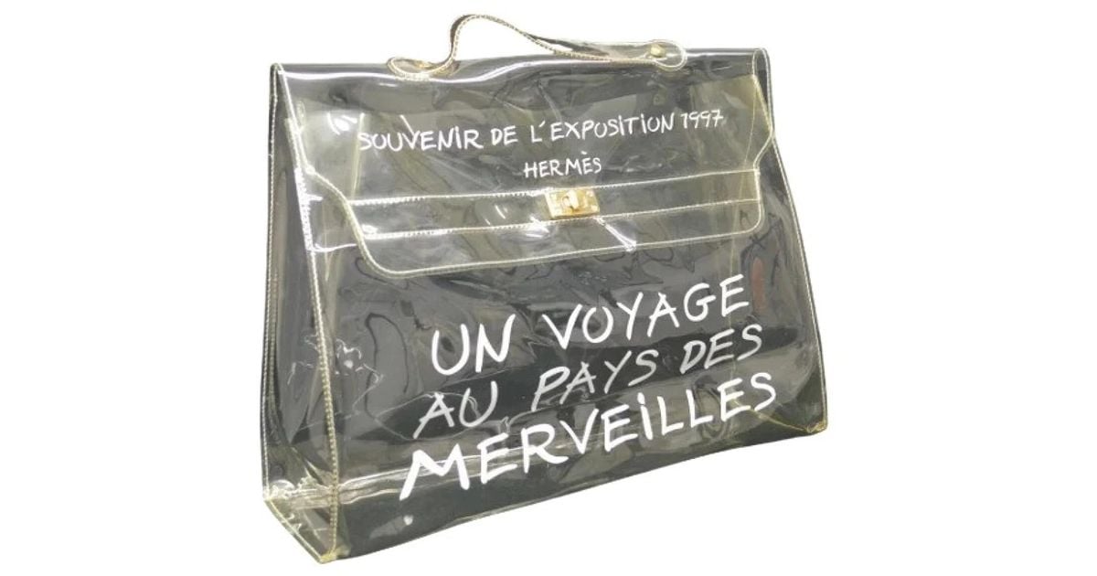 Sacs à main en vinyle doccasion Hermès en coloris Métallisé | Lyst