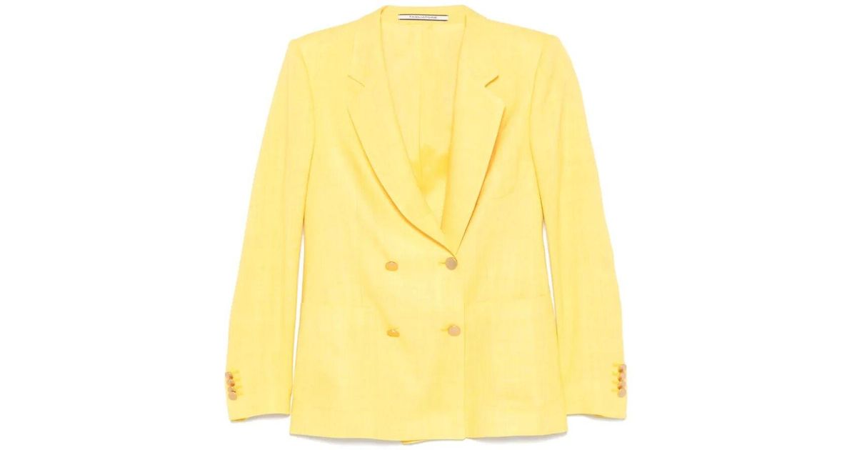 ジャケット Tagliatore Jackets Yellow Tagliatore Blazers in Yellow | Lyst