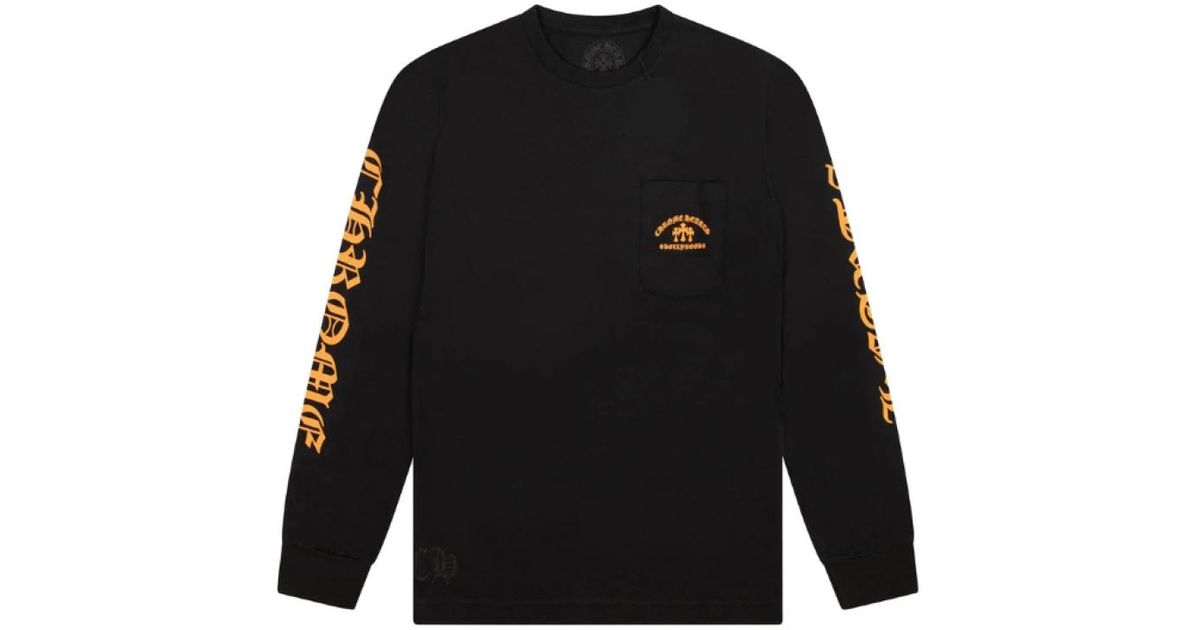 Long Sleeve Tops da Uomo di Chrome Hearts in Nero | Lyst