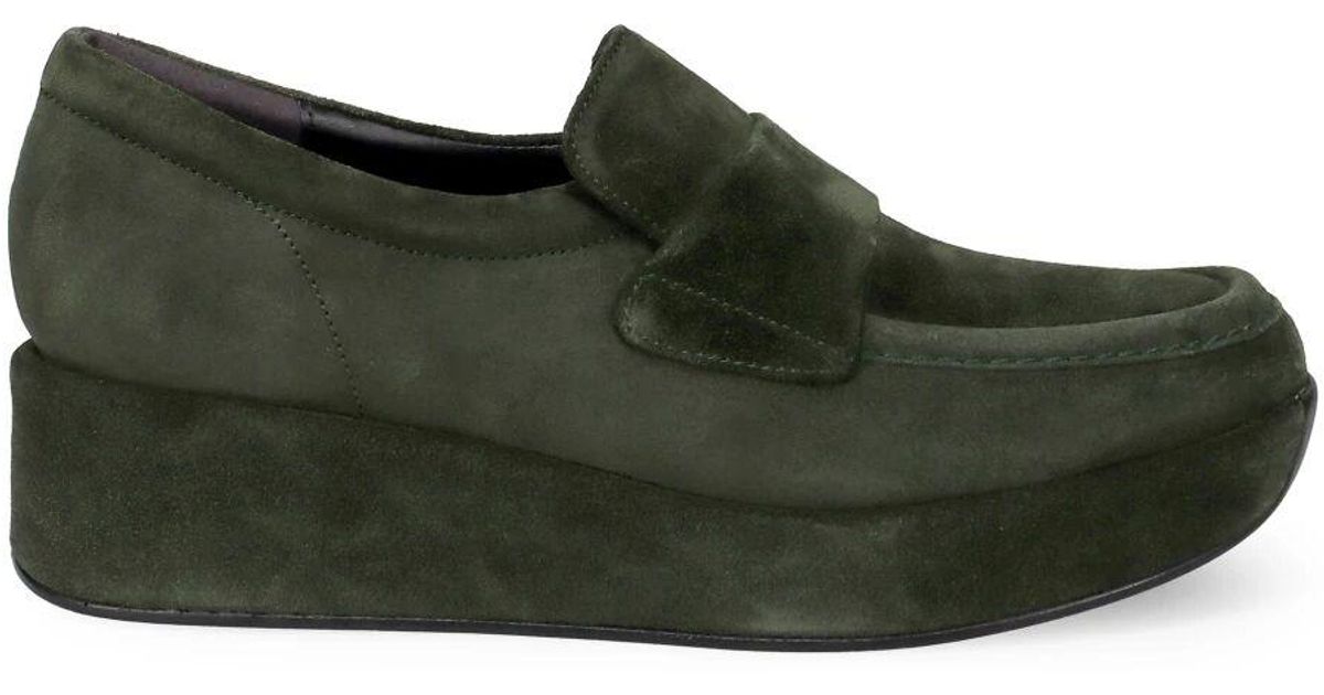 Pons Quintana Loafers in Green | Lyst