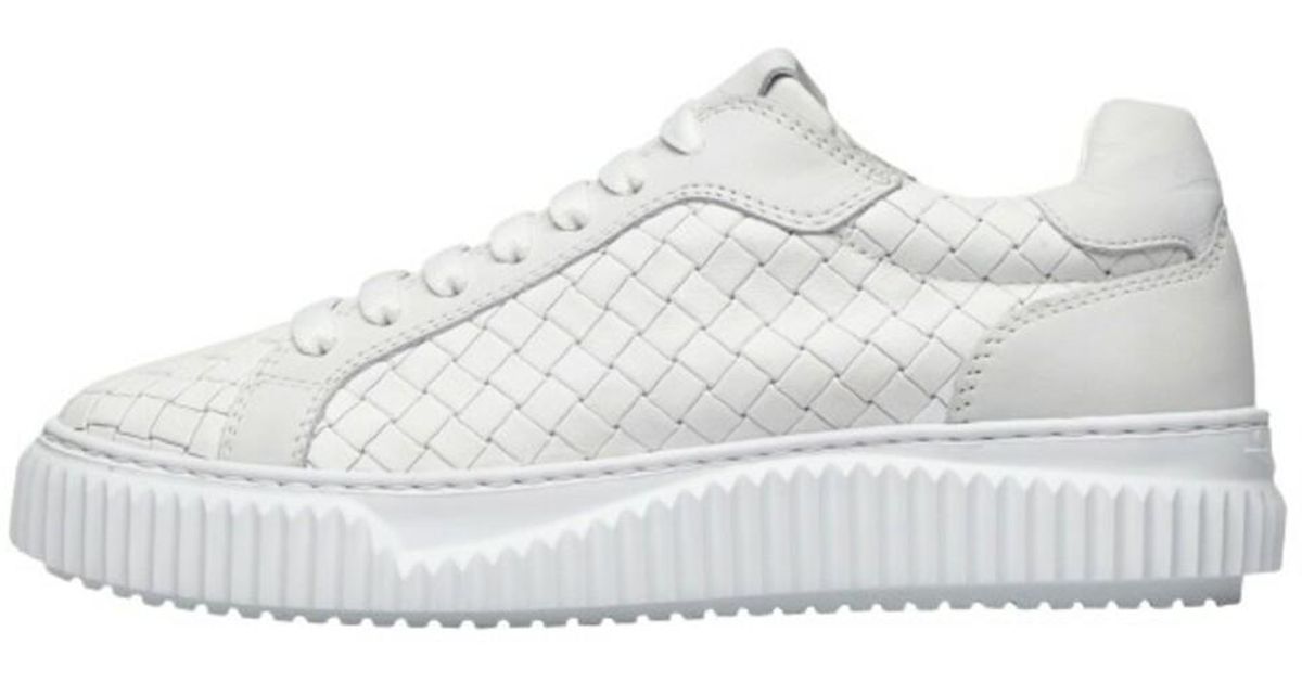 Shoes laced lipari woven Voile Blanche en coloris Blanc Lyst
