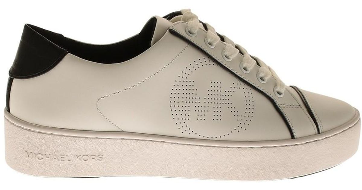 witte michael kors sneakers