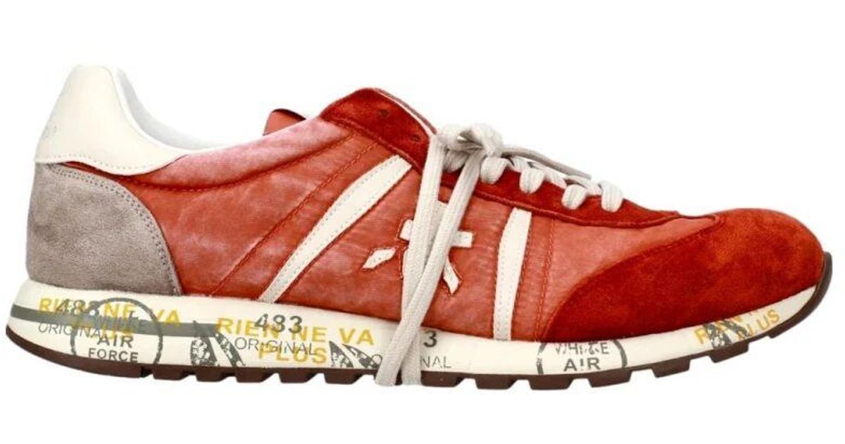 スニーカー PREMIATA Men Sneakers LUCY7257 Red Premiata Sneakers Rosso - Red - Men | LUCYVAR7257 | thebs.com