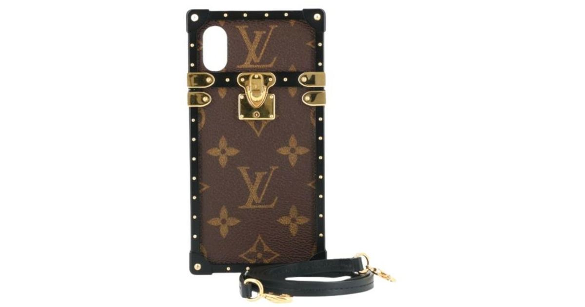 Coque iPhone Louis Vuitton pare-chocs monogramme 11 Pro Max M69098 toile  noire marron
