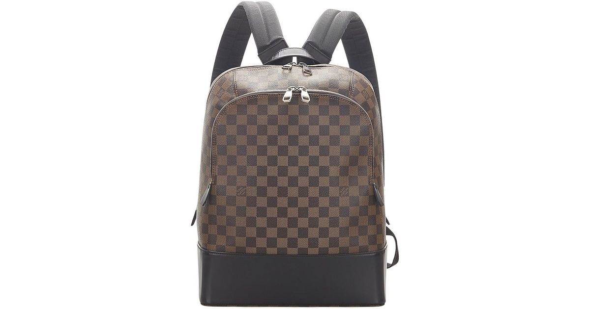 Louis Vuitton Damier Ebene Jake Backpack Canvas in Braun Lyst DE