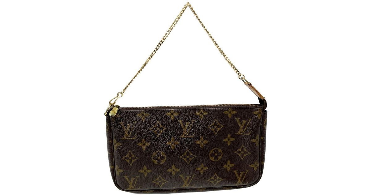 Pochette Accessoires Tracolla a catena corta di Louis Vuitton in Marrone |  Lyst