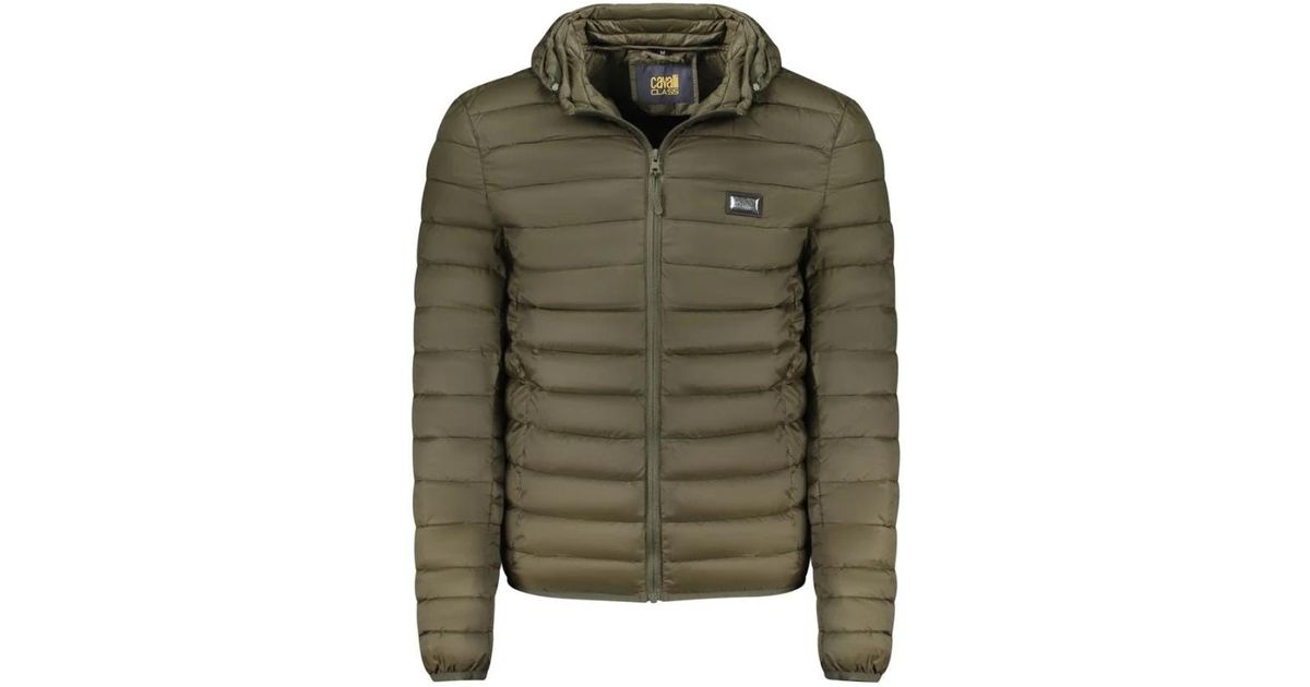 Cavalli Class Nero Polyester Men Jacket