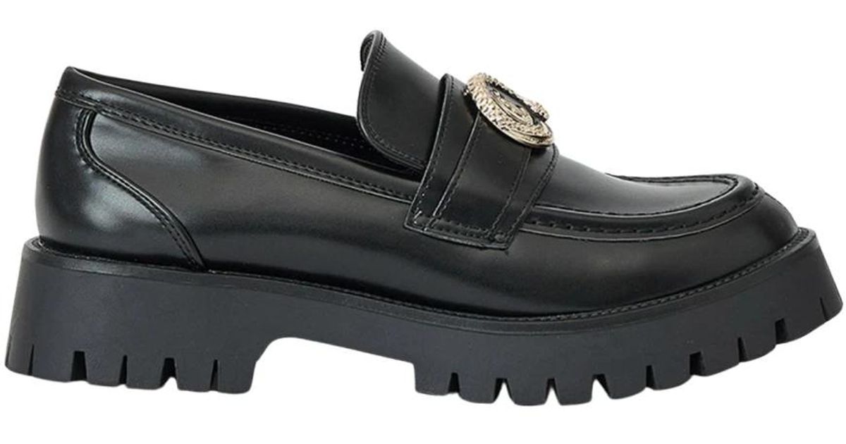 Just Cavalli Black Leather Loafers Size 10 M Just Cavalli Women main image 4