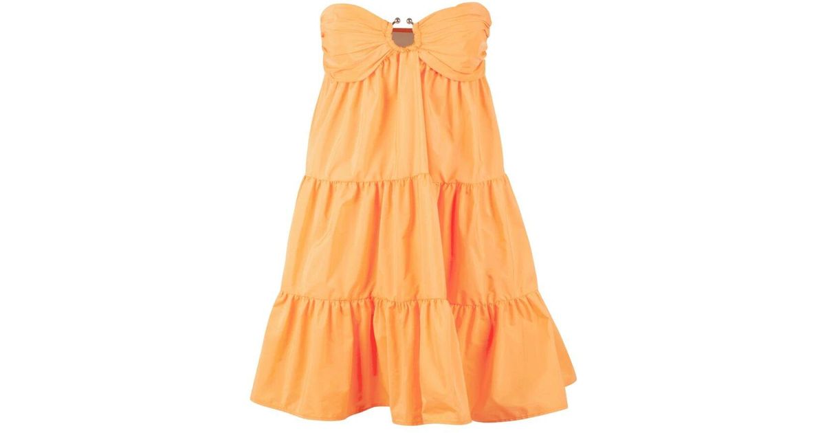 open lace back dress Celly Mini Dress Neon Orange  Giana Rose Couture