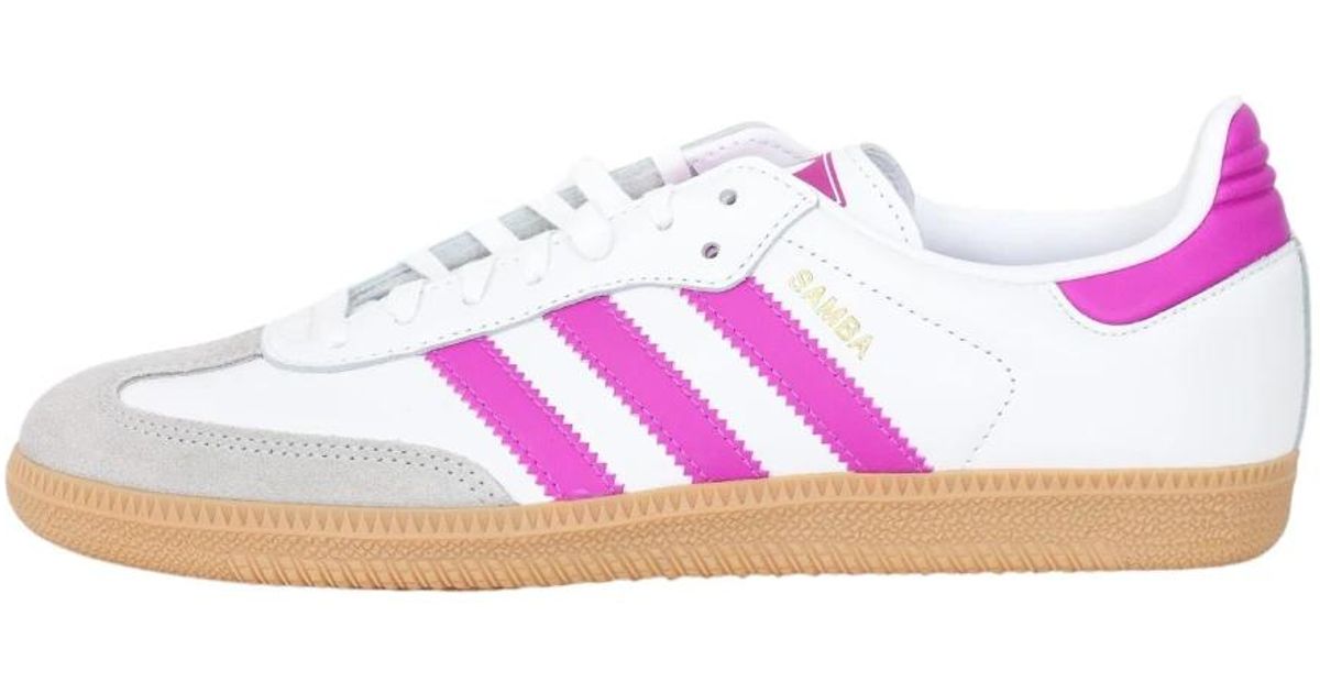 Colores Adidas Blancos Con Rayas Rosas Sneakers Adidas Originals