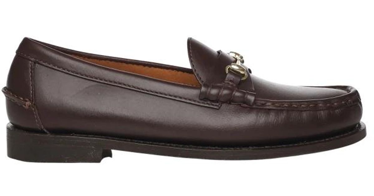Sebago Loafers in Brown | Lyst