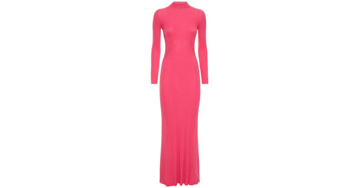 chinese dress ladies Jacquemus La Robe Draggiu Draped Maxi Dress main image 0