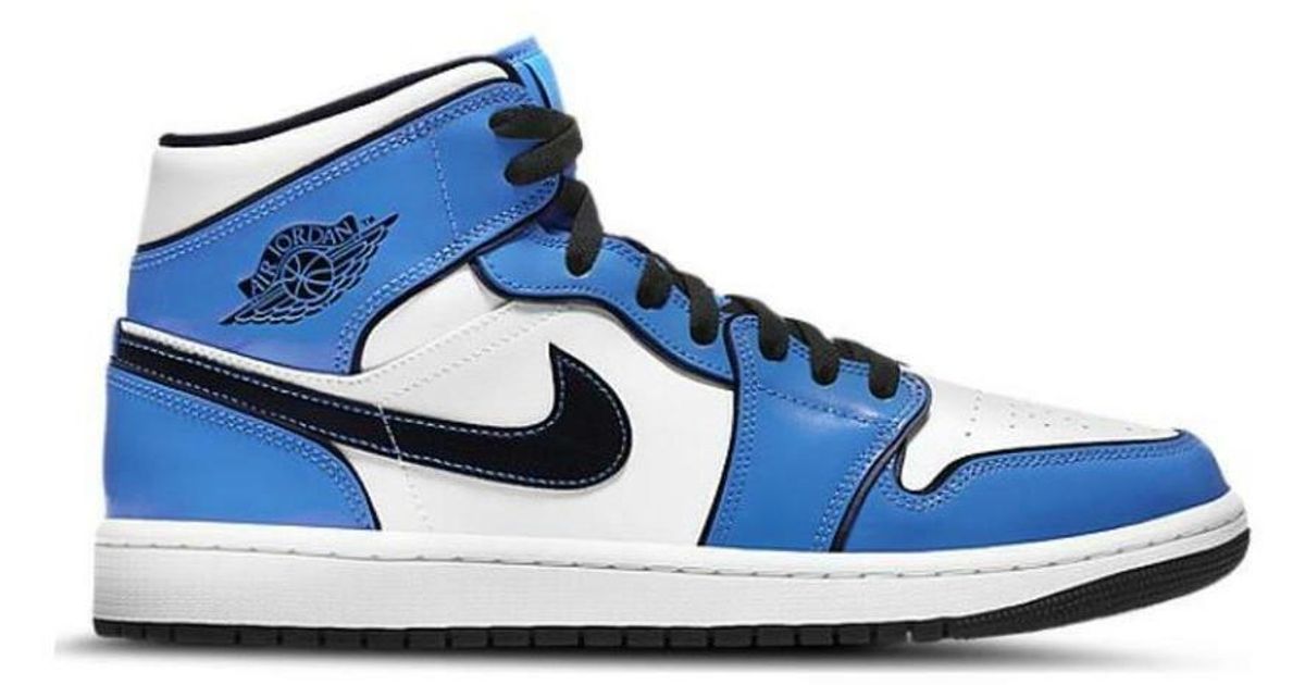 Nike Air Jordan 1 Mid Se in het Blauw voor heren | Lyst BE
