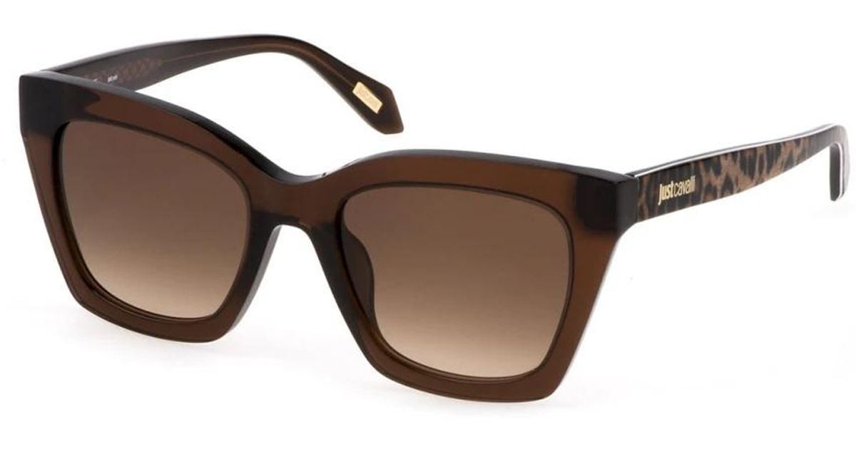 Just Cavalli Brown Acetate Sunglasses