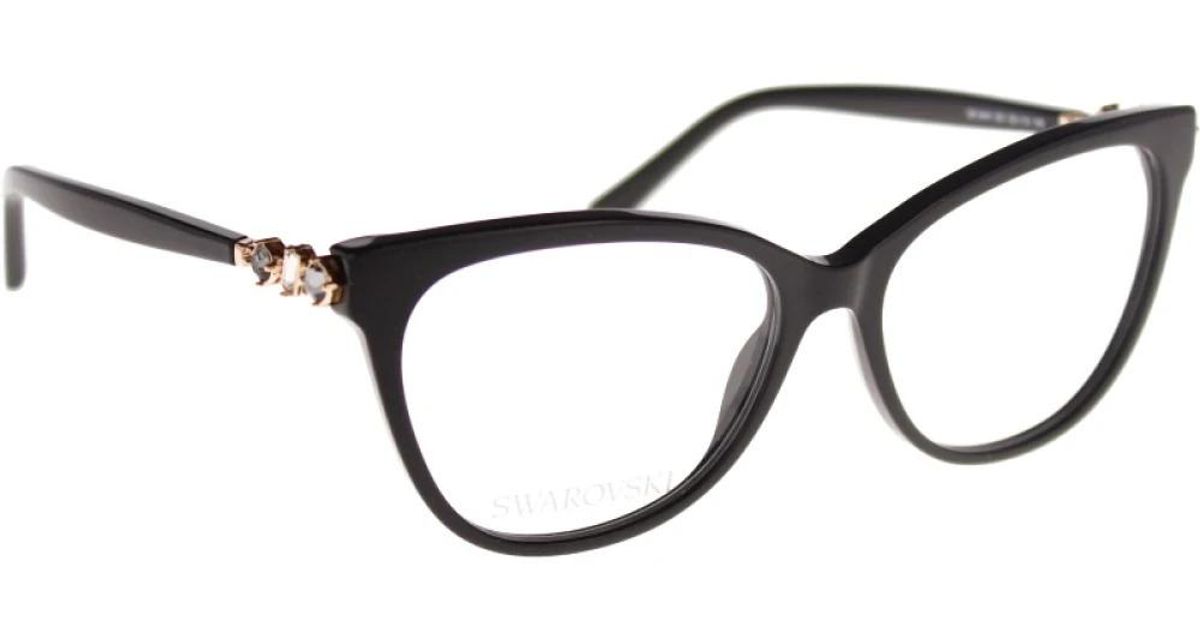 Swarovski Black Metal & Plastic Glasses (Frames)