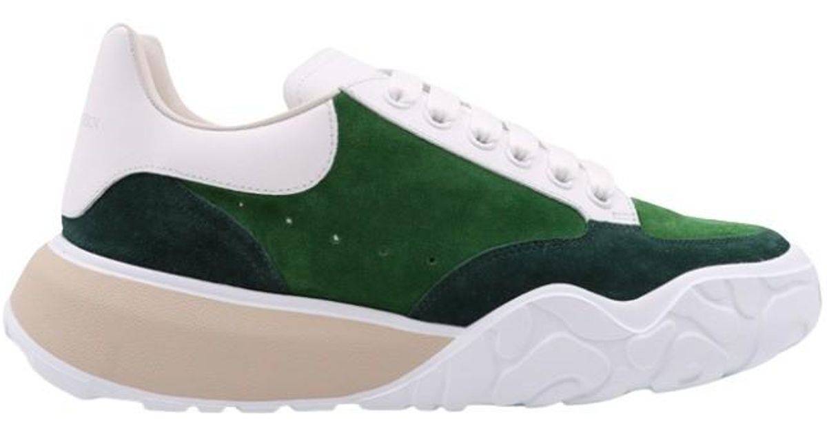 Alexander McQueen Court Trainer Sneakers in het Groen voor heren - Lyst