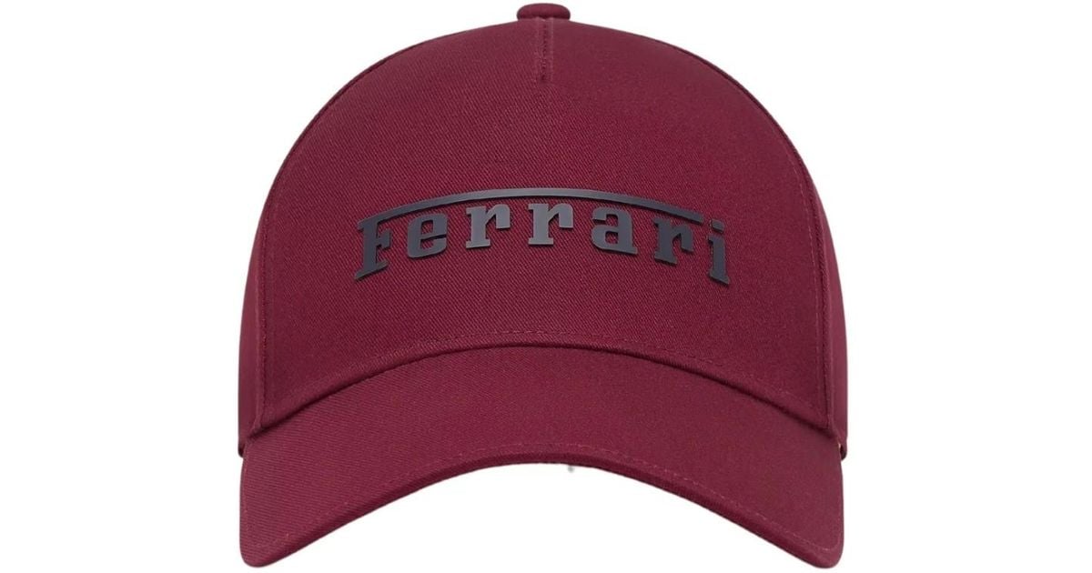 Caps Ferrari pour homme en coloris Rouge | Lyst