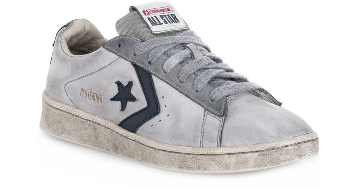 Sneakers pro leather og ltd navy smoke in Converse de hombre de color Gris  | Lyst