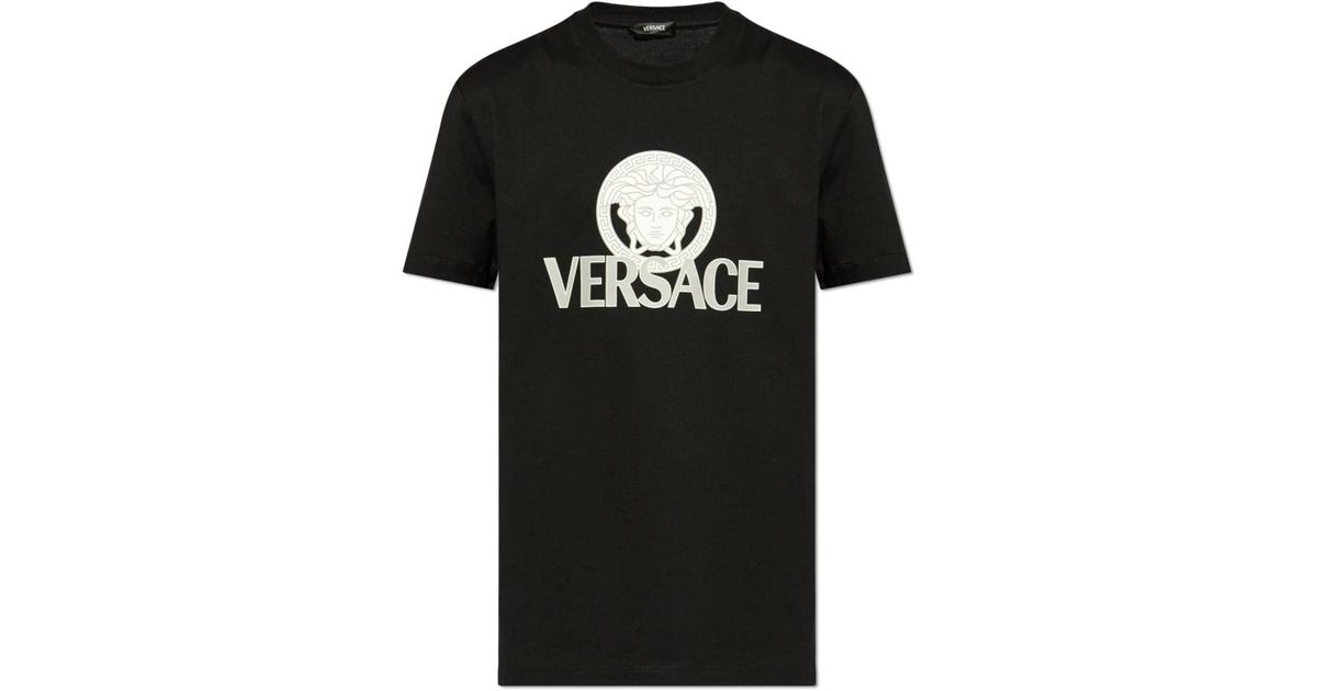 Versace T-Shirts in Black for Men | Lyst UK