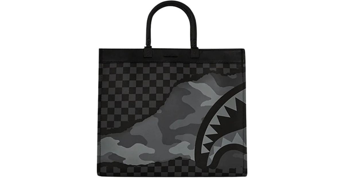 Borsa Sprayground nero Midnight chateau tote