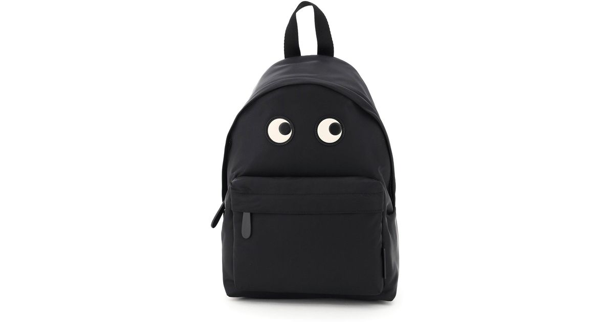 Anya Hindmarch Synthetic Recycled Nylon Backpack Eyes in Black | Lyst