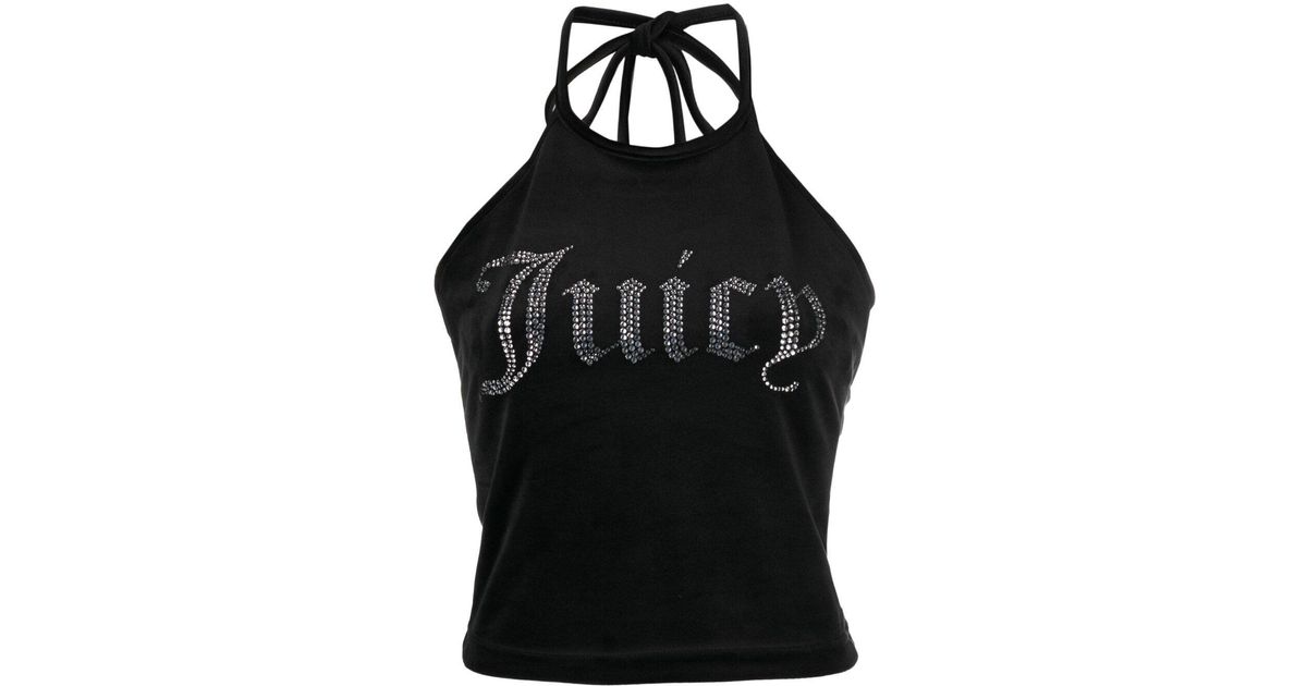 Juicy Couture Top Black | Lyst