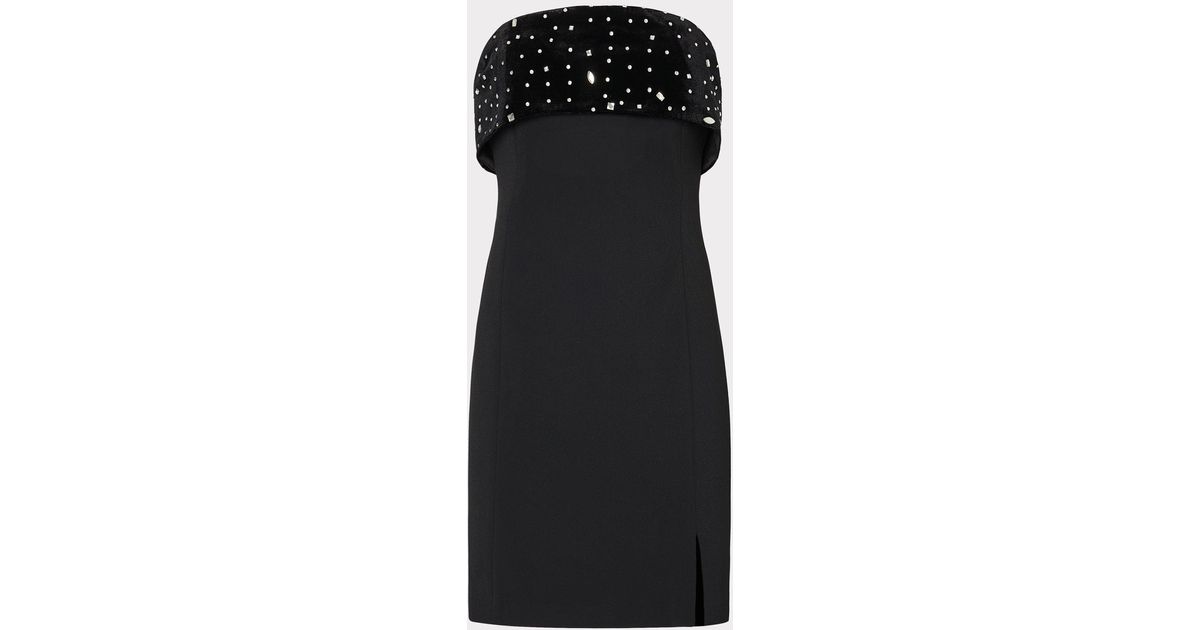 Indiana Embellished Mini Dress Black