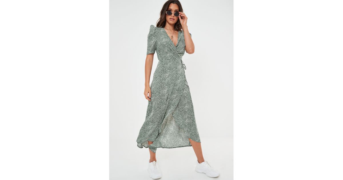 missguided wrap dress