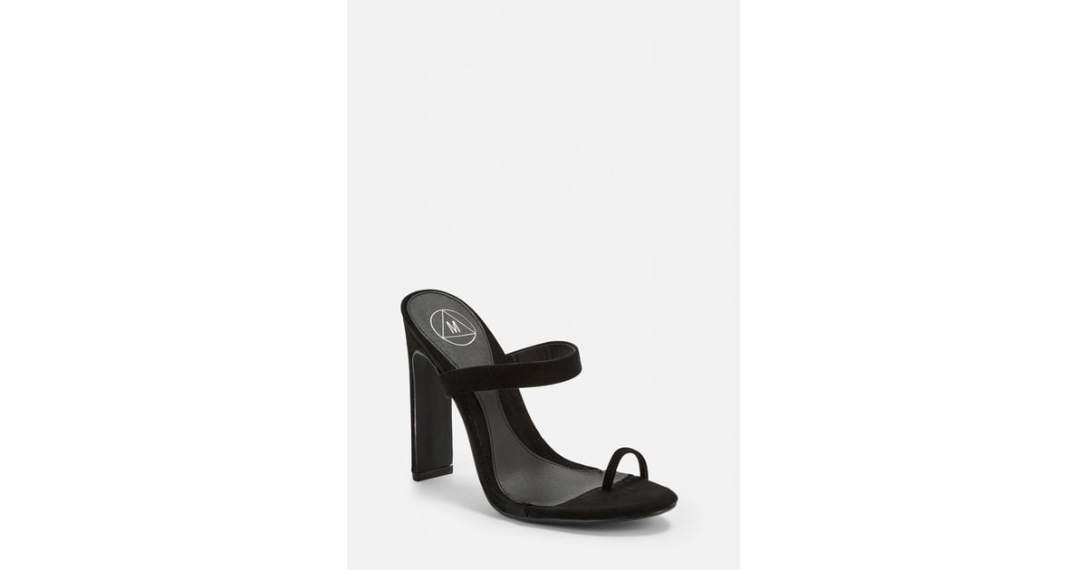black toe post mules