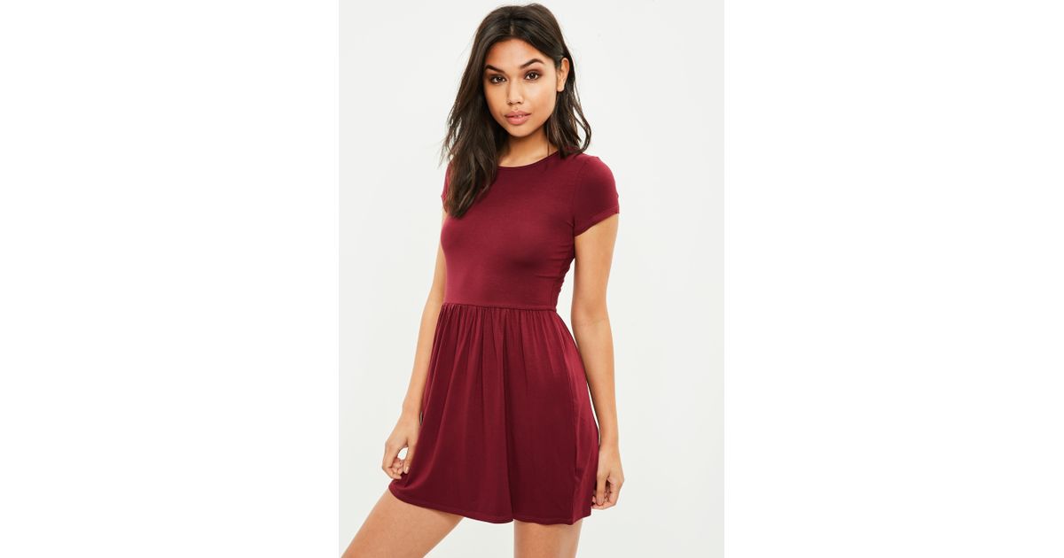 plain maroon dress