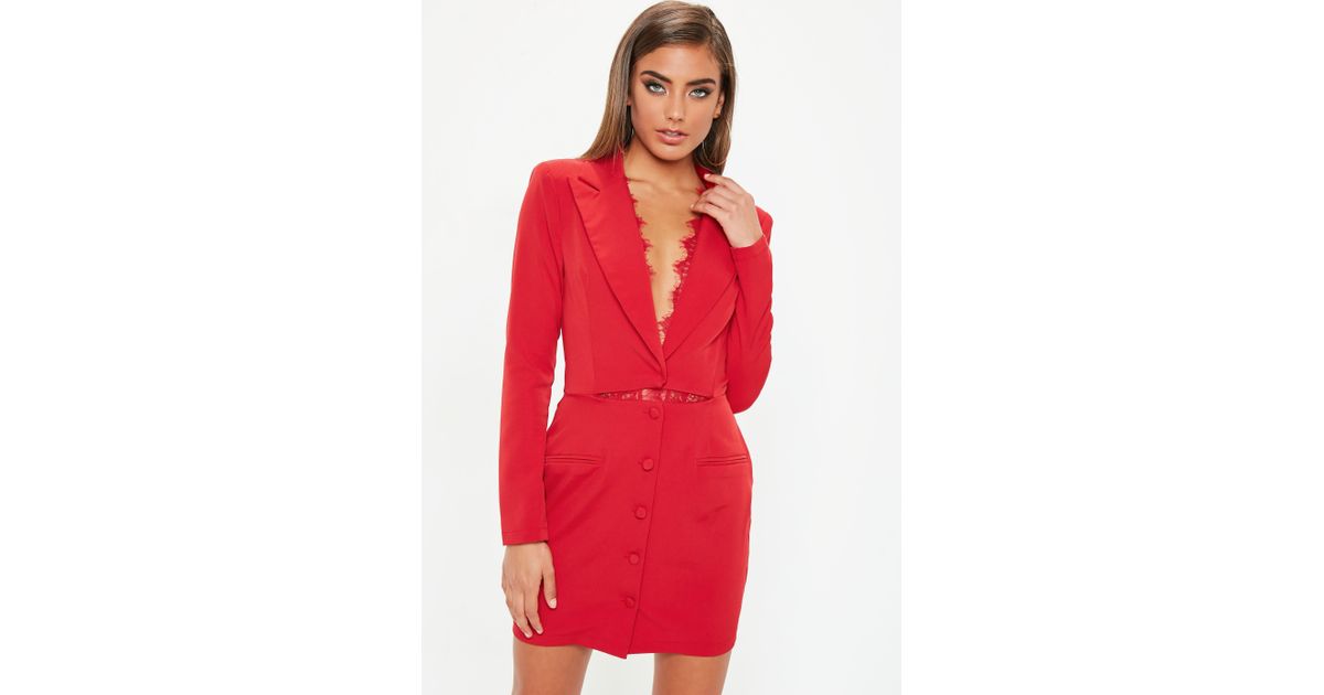 cut out blazer dress