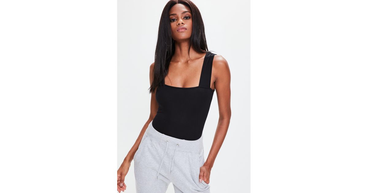 thick strap bodysuit