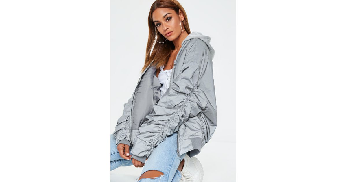 missguided reflective jacket