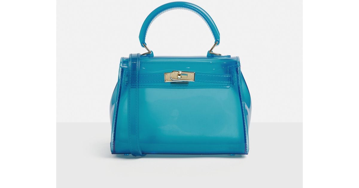 blue mini handbag