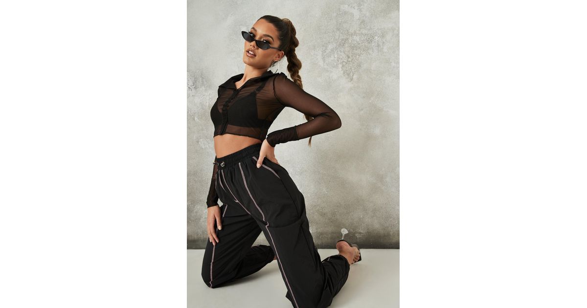oversized joggers black