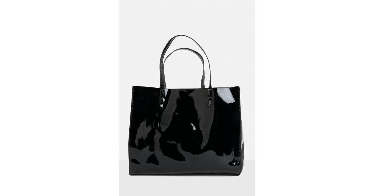 black vinyl bag