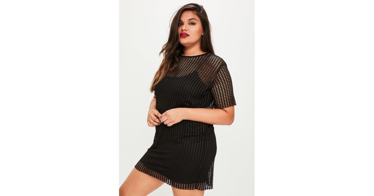 missguided fishnet dress