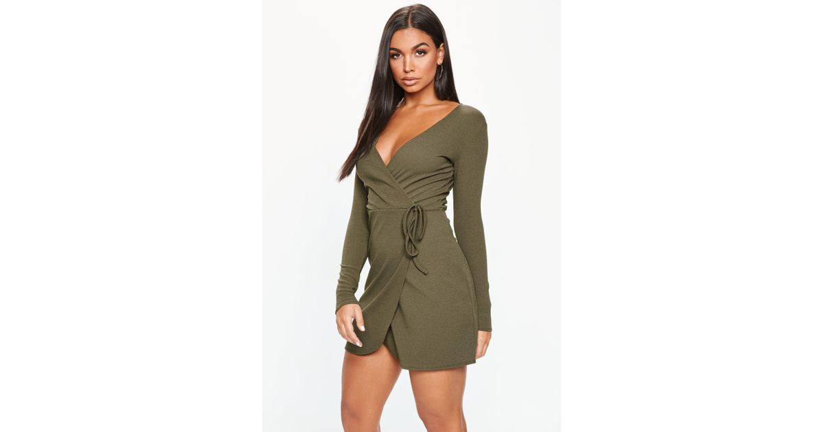 khaki tea dress
