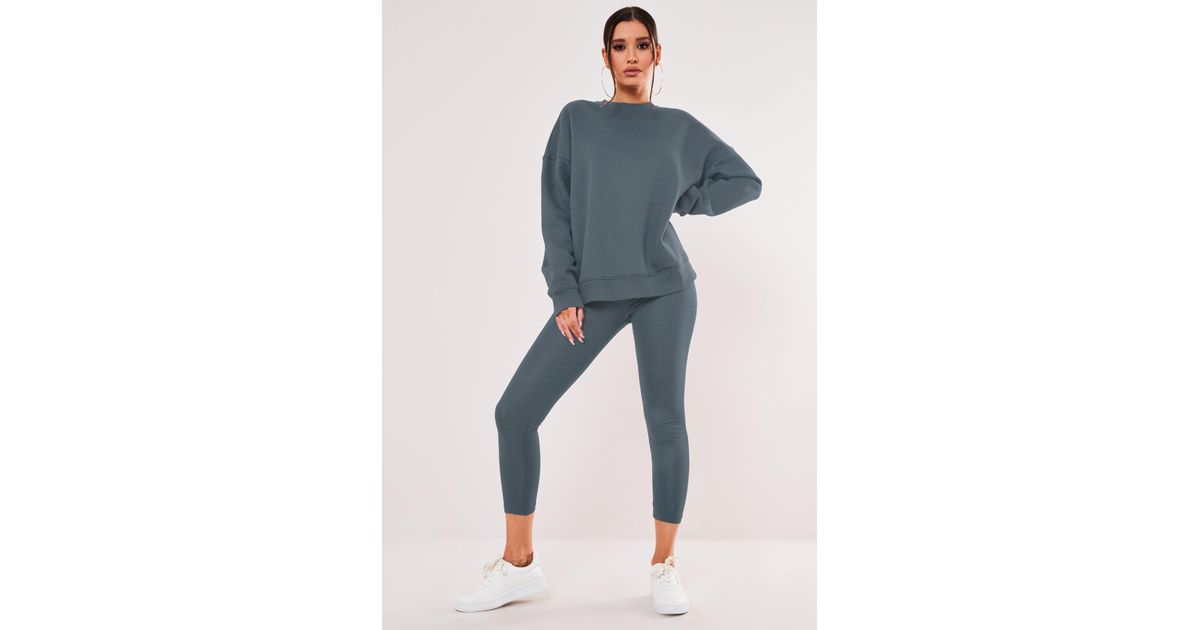 oversized sweatshirt and leggings co ord set