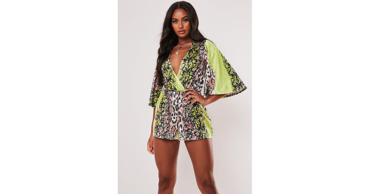 floral batwing jumpsuit